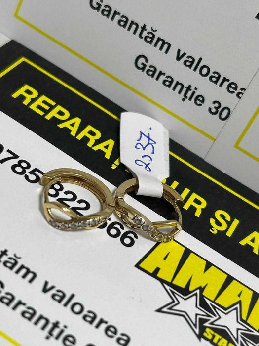 cercei aur 2.37gr 14k (m2) staramanet