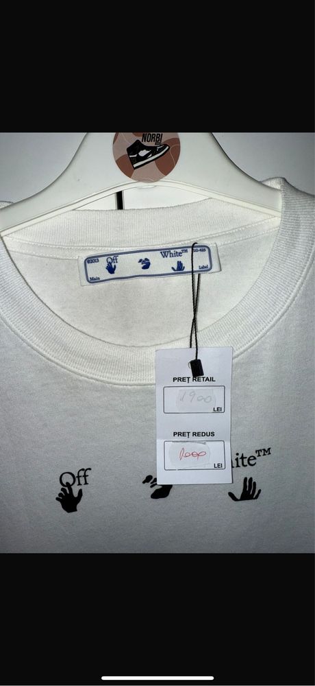 Vand Tricou Off white nou