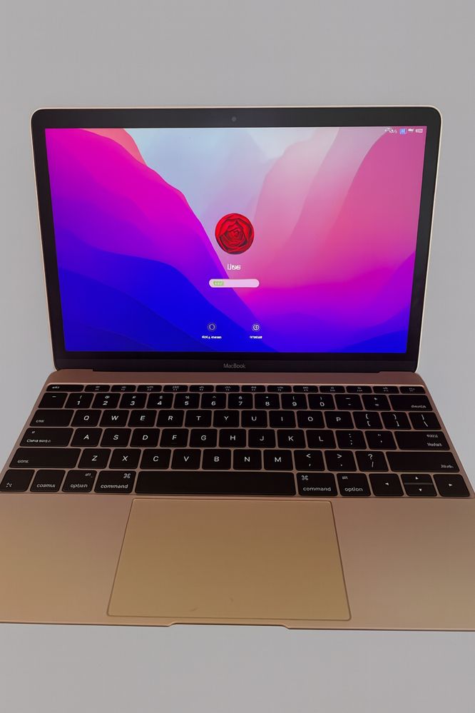 Розово-златен MacBook 12 ,Отлично състояние +зарядно