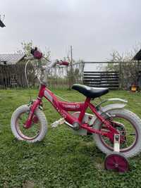 Bicicleta copii cu roti ajutatoare 12 inch