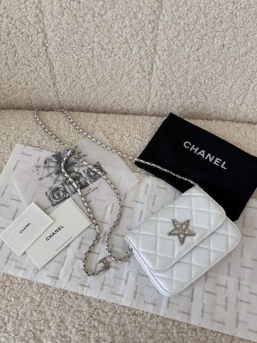 CH дамска мини чантичка в бяло New Season