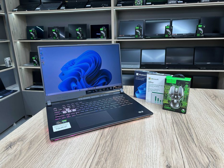 Игровой ноутбук ASUS ROG STRIX G17 /Ryzen 7-5800H/16GB/1TB/RTX3060-6GB