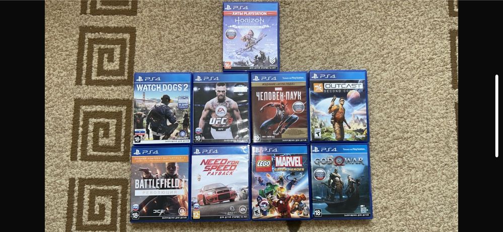 Продам игры на Playstation 4