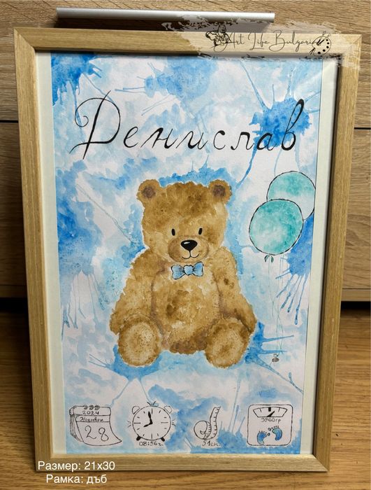 Ръчно рисувани картини с акрил