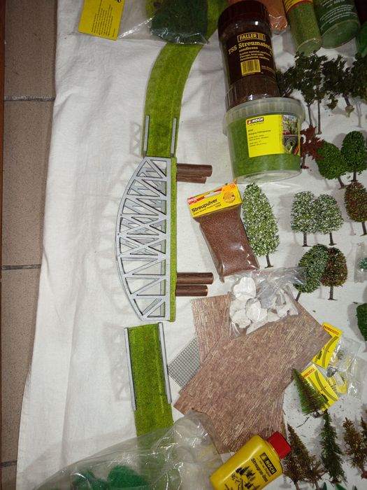 Set mare accesorii diorama Noch Faller BuschHO trenulețe