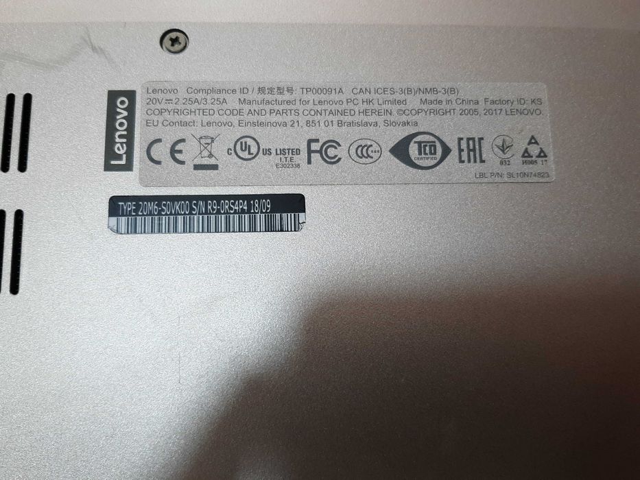 Лаптоп Lenovo ThinkPad L380, 256 GB,8 RAM,I 5th 8Gen,Win 11 Pro