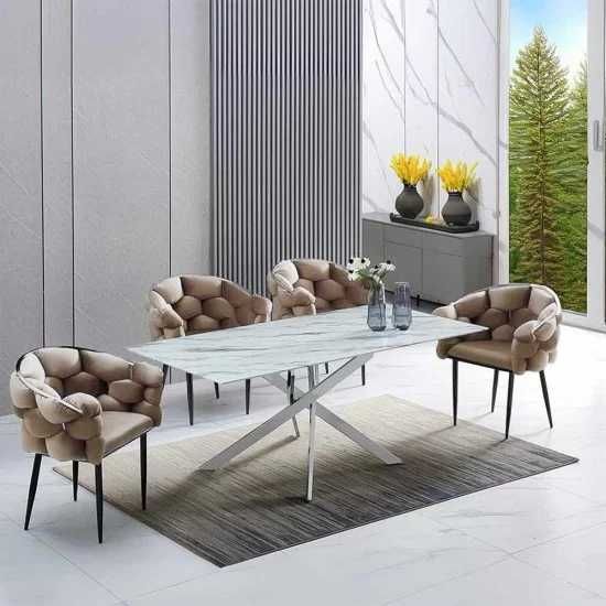 Scaun Living din catifea Modern 3 culori LUX DHB 256 LIVRARE GRATUITA!