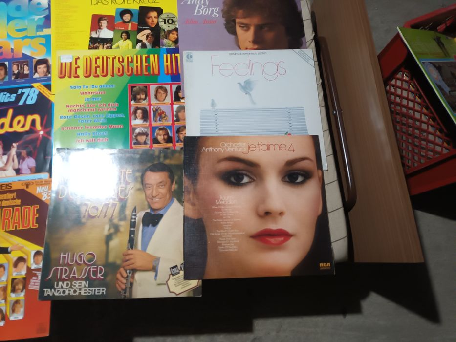 Aproximativ 200 discuri vinil muzică germania .