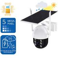 Camera de supraveghere cu panou solar,1080p,WiFI,6 ACUMULATORI INCLUSI