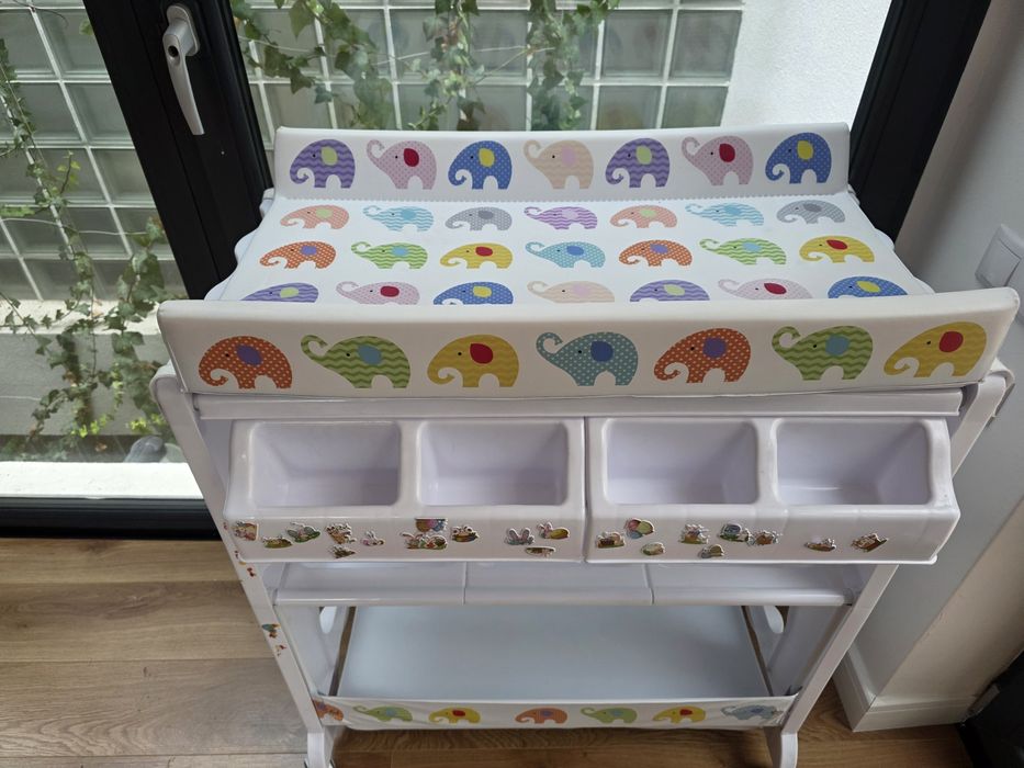 Masa de infasat si cadita baie 2 in 1 Mappy + cadou