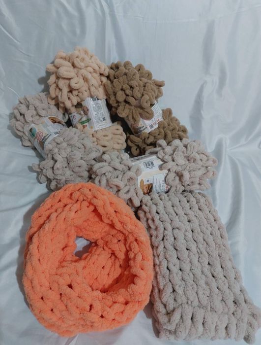 Шалове от прежда Ализе Пуфи