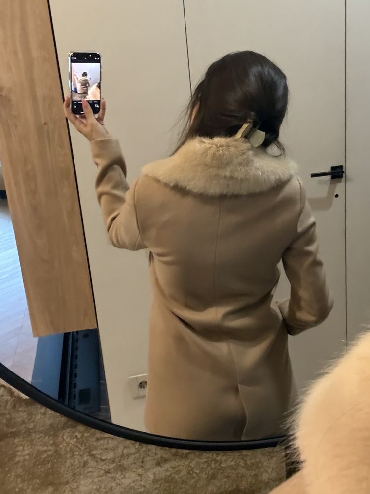 River island зимно бежово палто