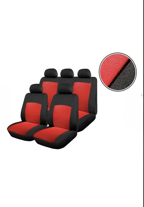 Тапицерия за кола, Универсална, 4 цвята с цяа задна част