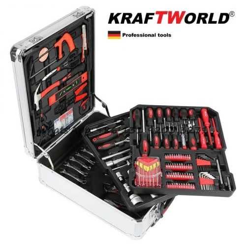 Куфар с инструменти 499 части KraftWorld
