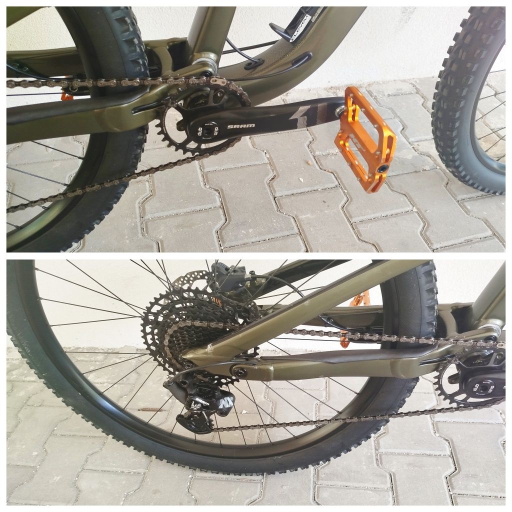 Cannondale full suspensie 1x12 vit. cube