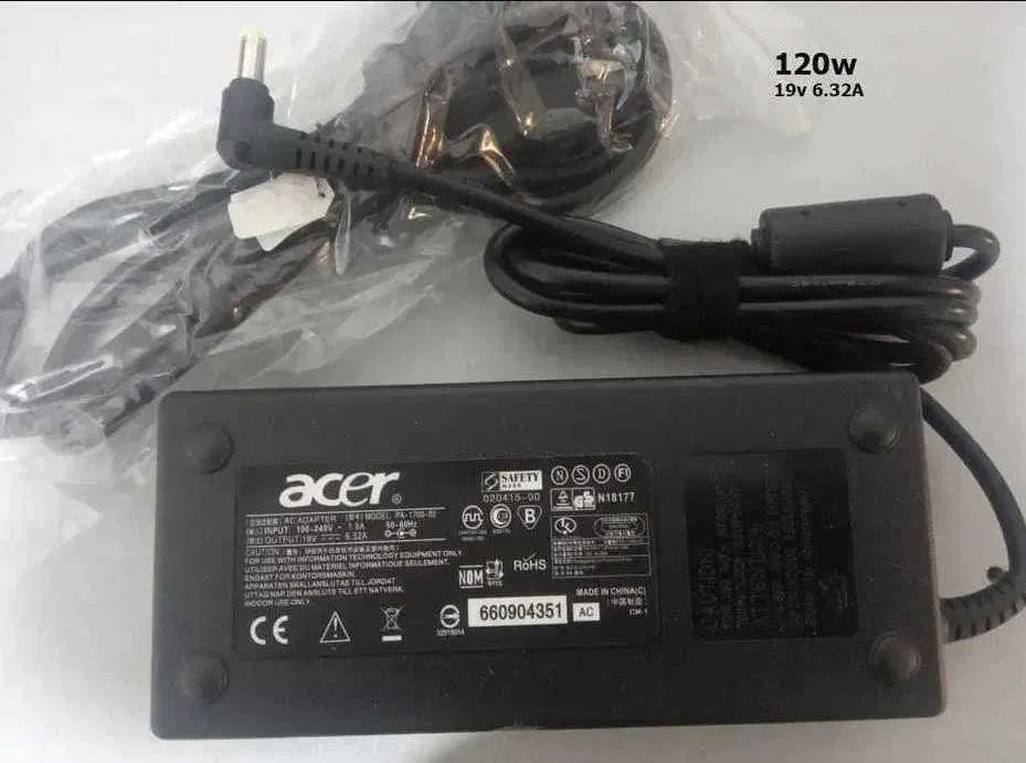 на ноутбук Acer 120 ватт зарядка блок питания