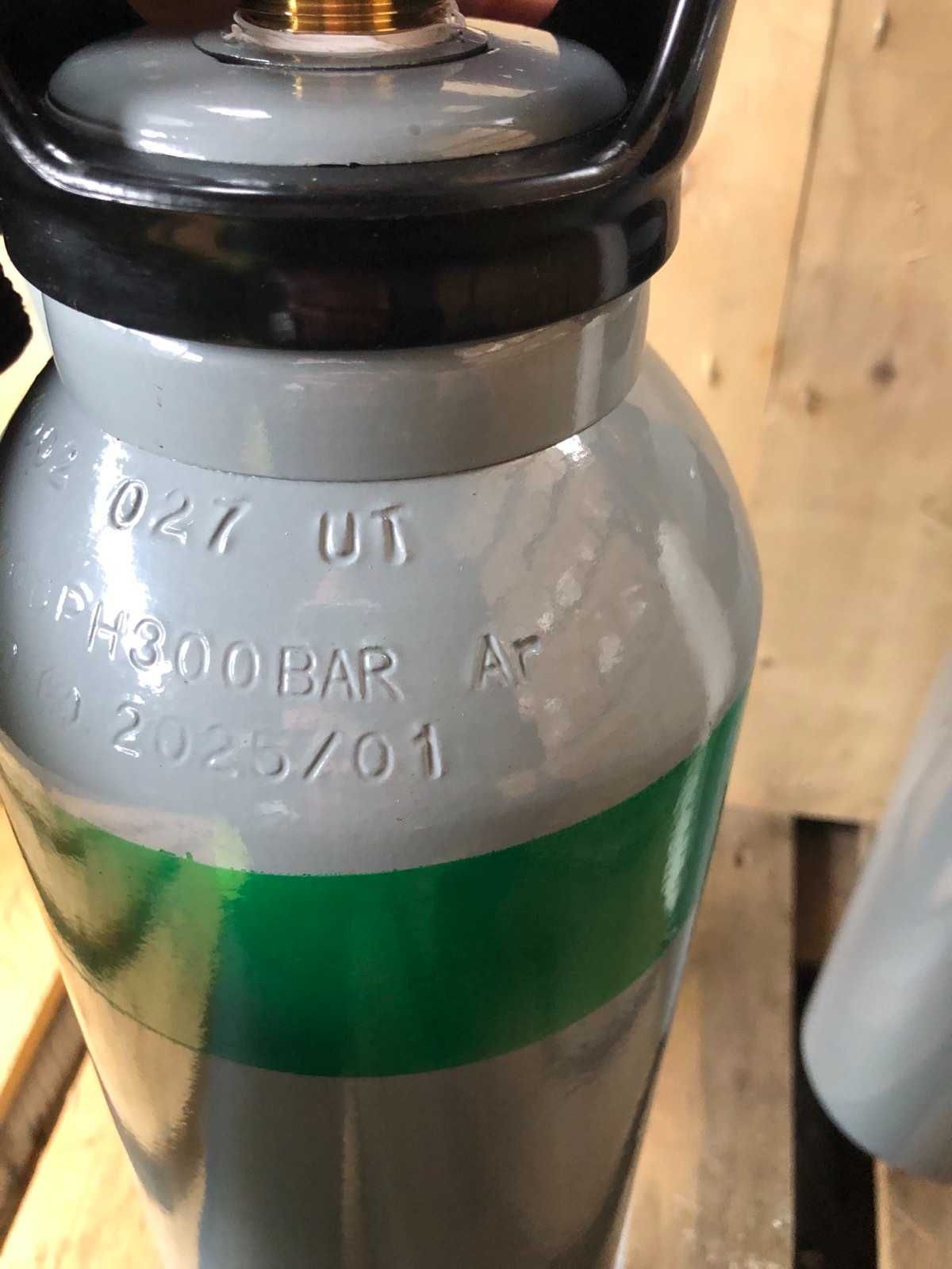 Нови стоманени бутилки за СО2, Аргон, Кислород, Азот и др, 5кг/7.5л