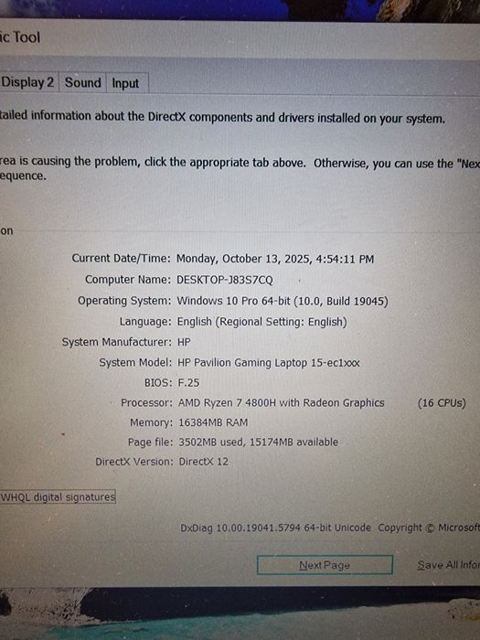 Laptop HP Pavilion 15-EC1037NQ