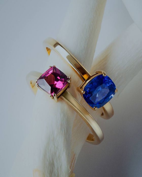 Кольца с натуральными камнями