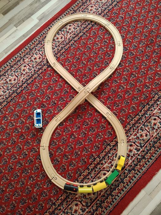 Jucării sine lemn cu trenuleț