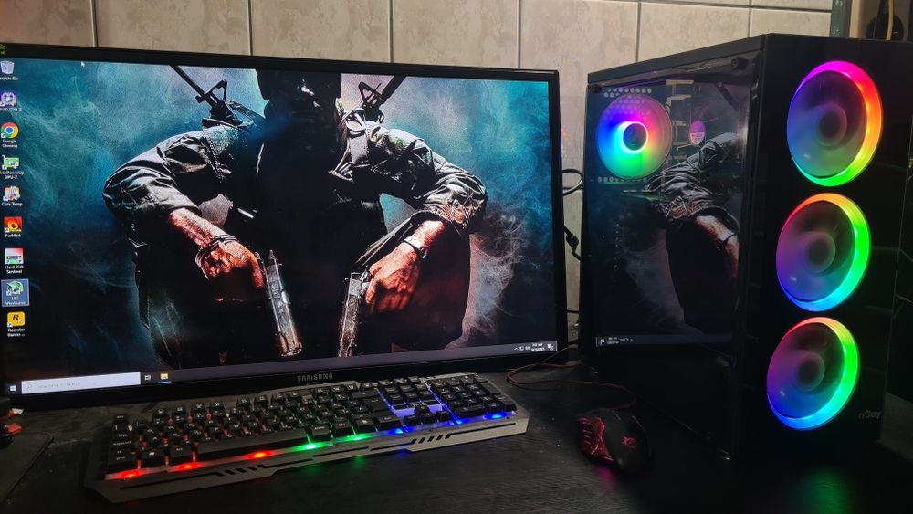 Unitate PC Gaming i7 4770 video 4GB GTX 1050TI 16GB RAM SSD