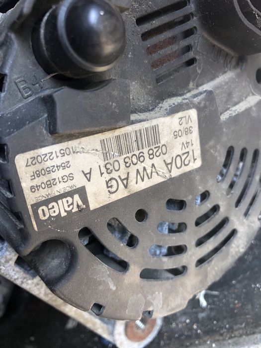 Alternator Vw Audi Mercedes Opel mitsubishi hyundai 1.8 1.9 2.0 a4