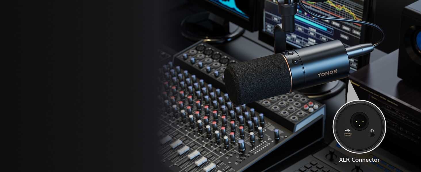 Динамичен микрофон TONOR TD510 USB/XLR