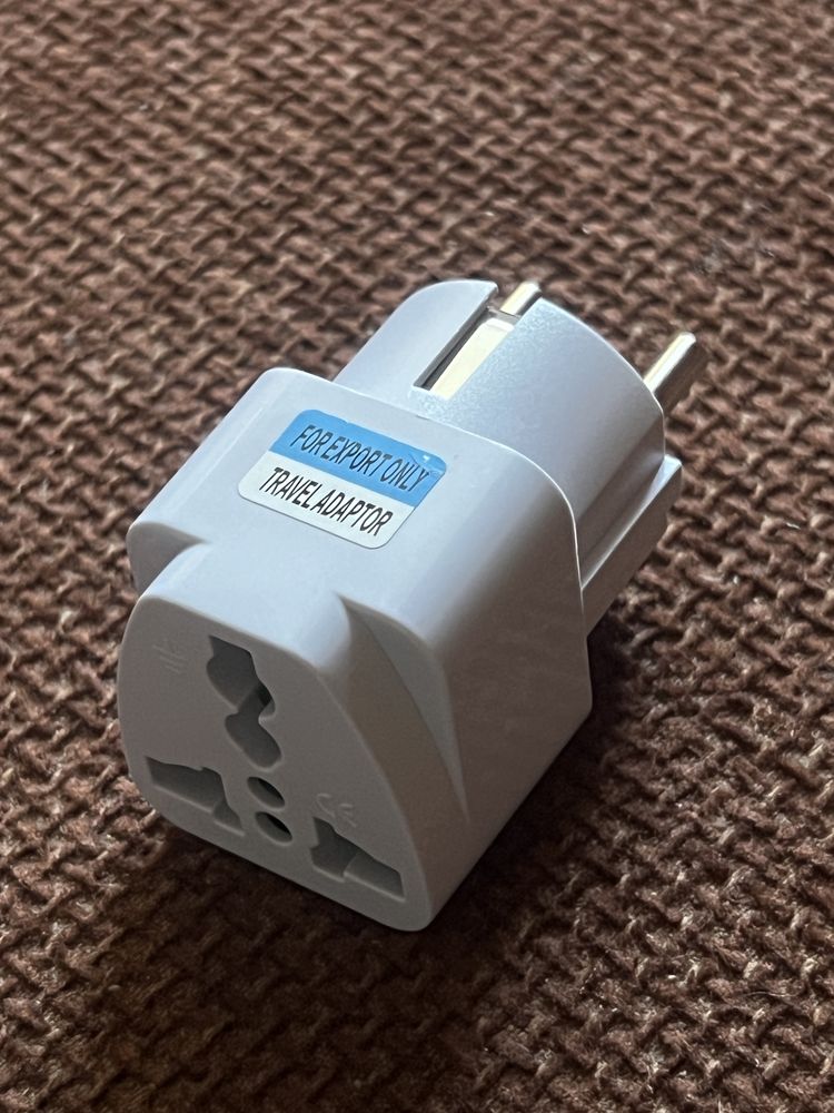 UK EU adaptor, 250V, 10 A