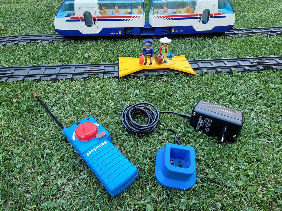 Tren electric Playmobil 4016, trenulet cu telecomanda