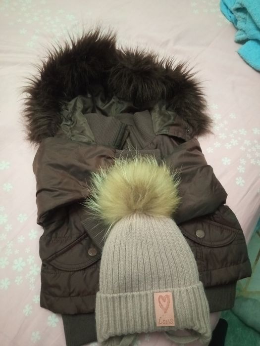 Куртка и шапка демисезонные