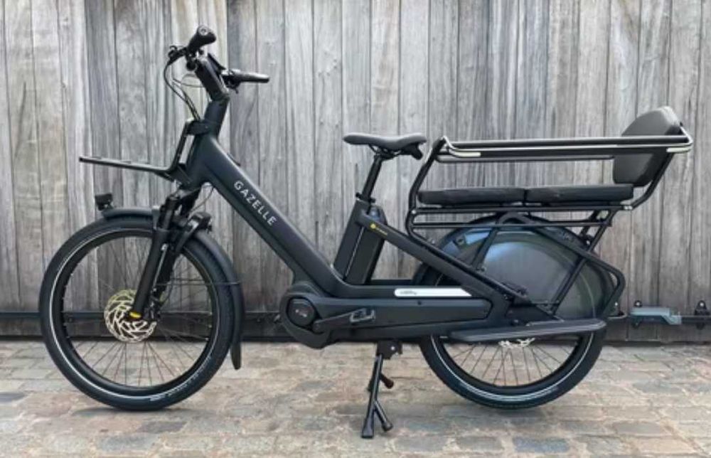 Bicicleta electrica cargo Gazelle Cabby c380 bosch enviolo