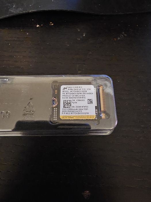 SSD Micron 2400 512GB, M.2 2230 NVMe PCIe 4.0 x4