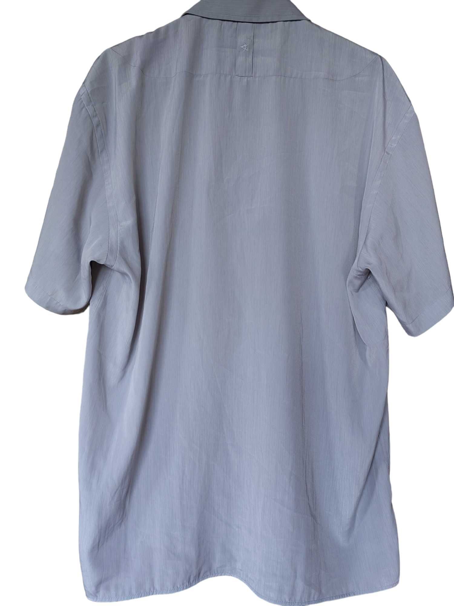 Мъжка спортна риза Chris K., 100% полиамид, Сива, 72х62 см, M