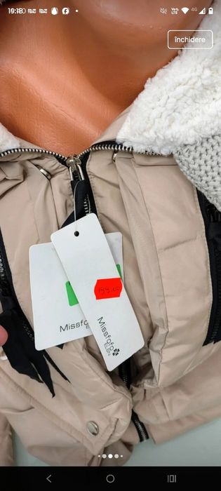 Geaca dama nouă iarnă Cu eticheta