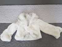 Жилетка/болеро/късо бяло палто за момиче
