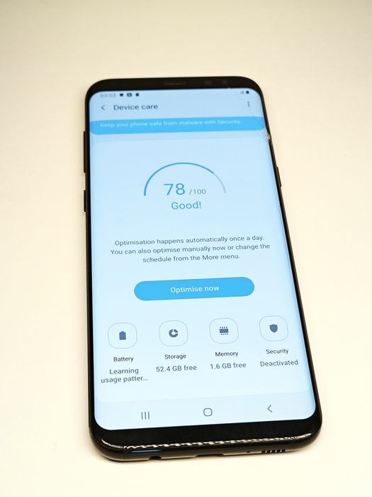 Samsung Galaxy S8+ 64GB, stare bună, mică crăpătură