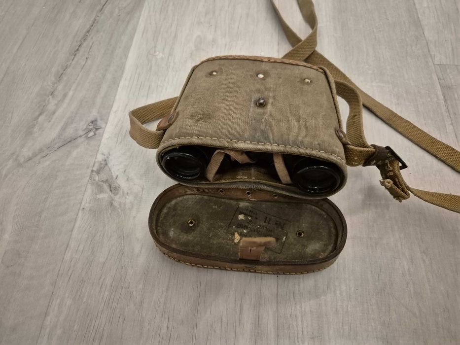 Военен бинокъл 6x30 - 1952 г.  F25739  Студената война. Рядък!