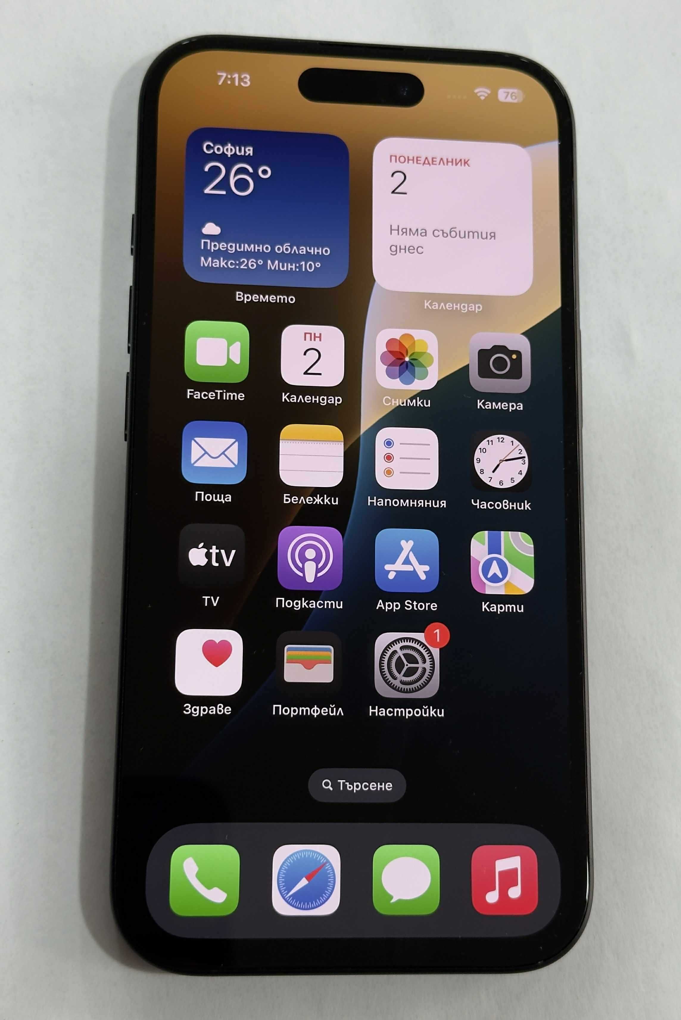 Apple iPhone 16 128GB black 100%battery