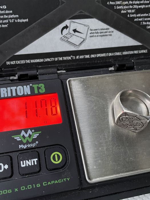 Inel de argint de designer