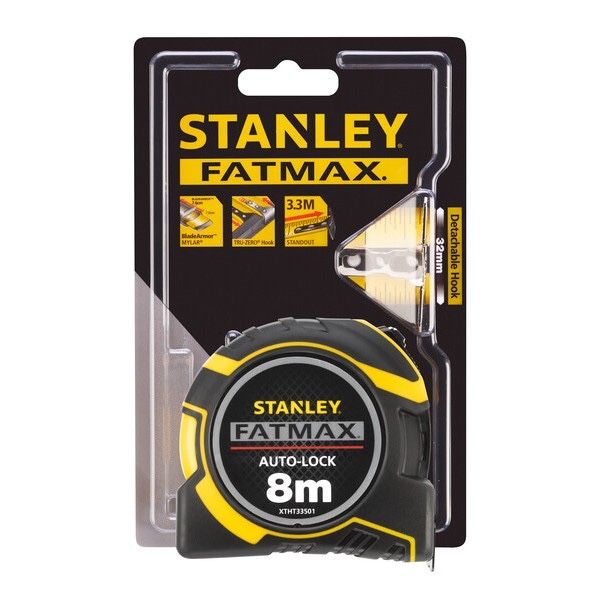 Ролетка самозаключваща се STANLEY XTHT0-33501 FatMax, 8m