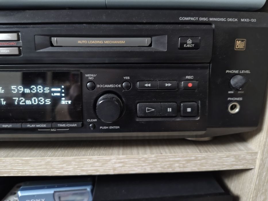 Vand combo minidisc cd Sony MXD-D3