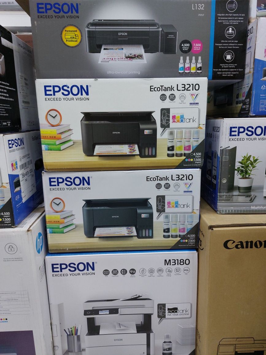 Epson Canon 1 yil kafolat dastavka