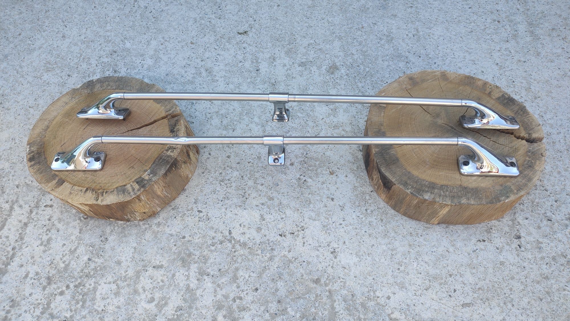 Set șine plafon longitudinale din inox Dacia 1300/1310/Sport
