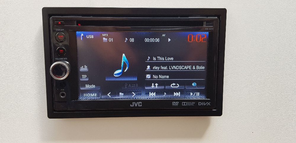 Dvd за кола JVC KW-AV51 double din с touch screen - КАТО НОВО !