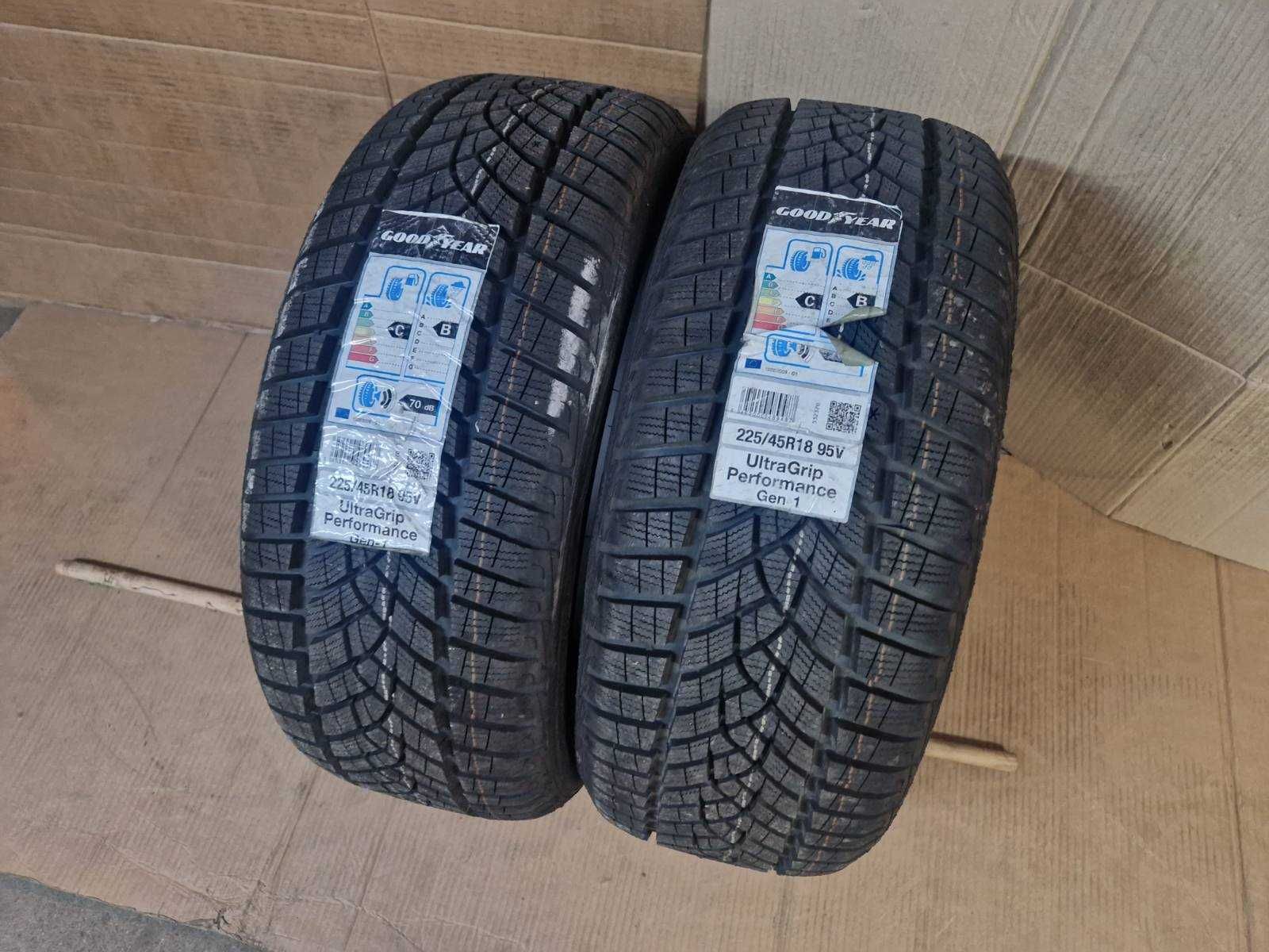 2 броя Goodyear R18 225/45/ 
нови зимни гуми 
DOT3219