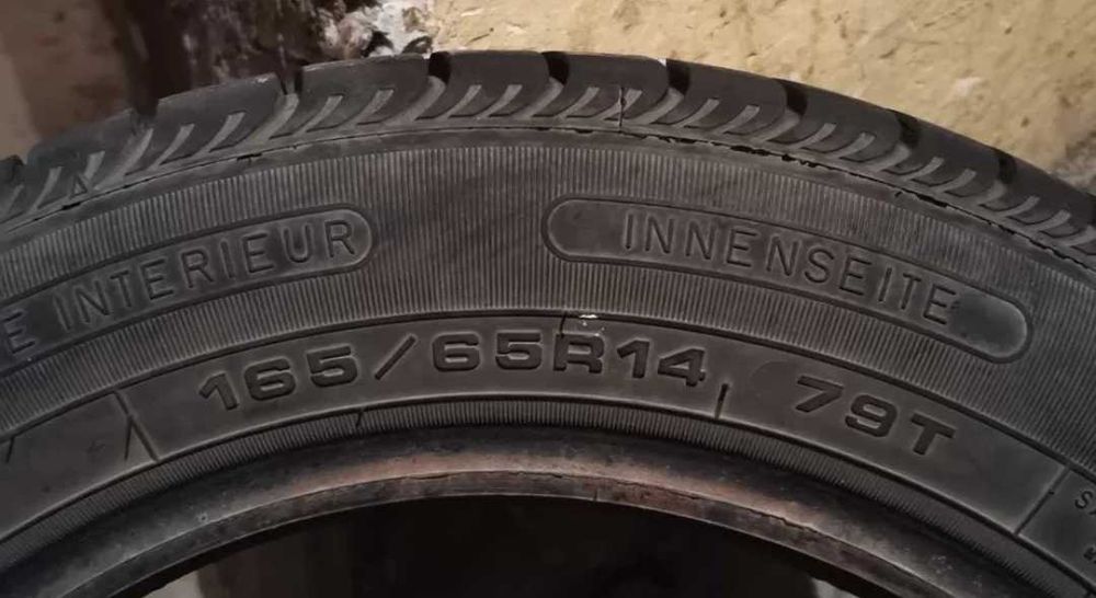 Продавам 2 броя летни гуми 165.65.14 на 1 сезон дот 2019 Debica