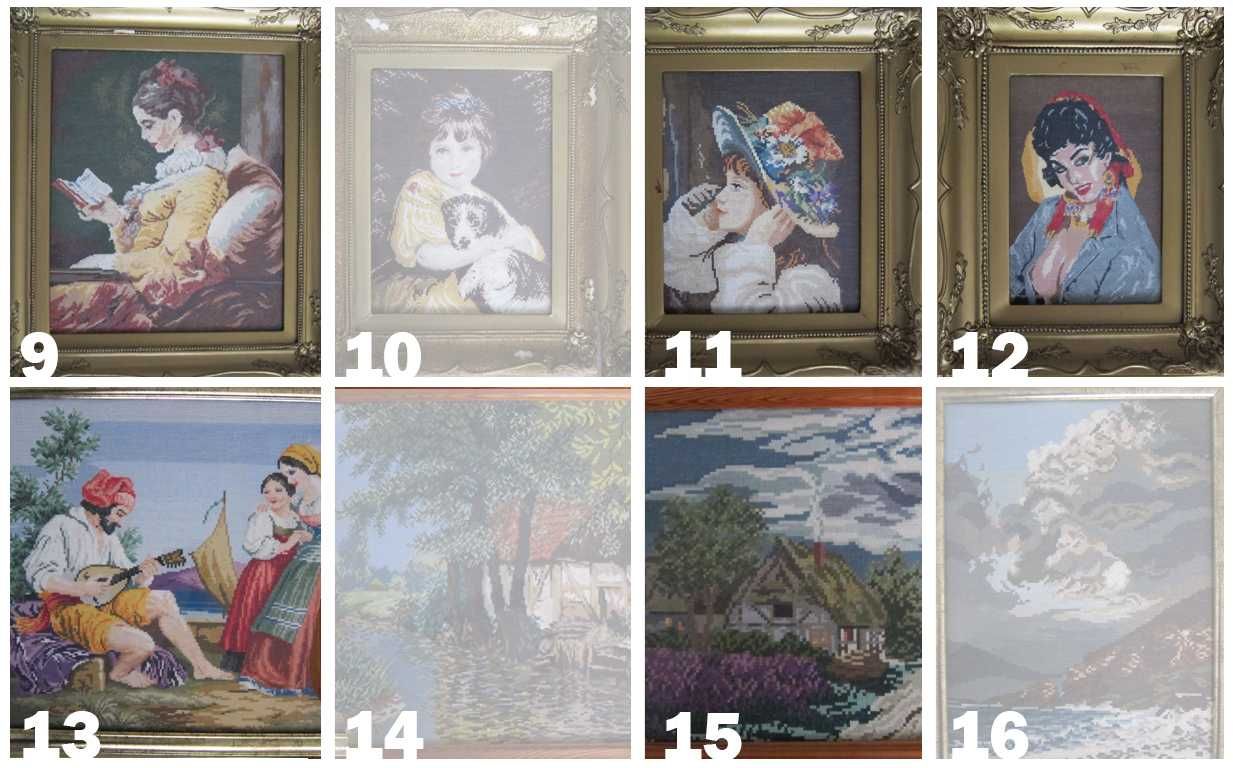 Гоблени с рамки, цени от 60 до 230 лв.