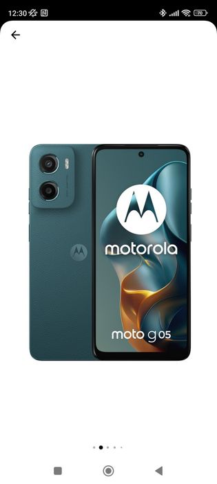 Мобилен телефон Motorola moto g05, Dual SIM, 64GB, 4GB RAM, 5200 mAh,