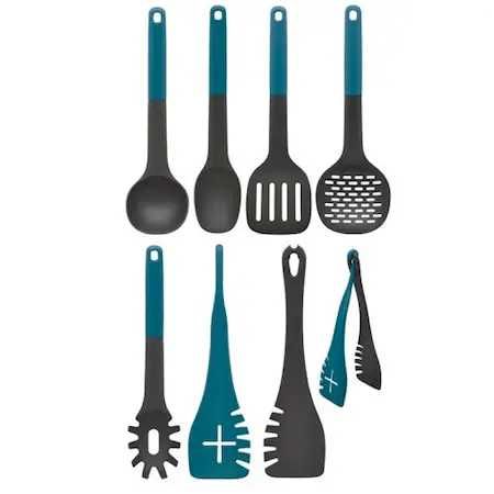 Set ustensile de bucatarie,7 piese,rezistente pana la 200 de grade,nou