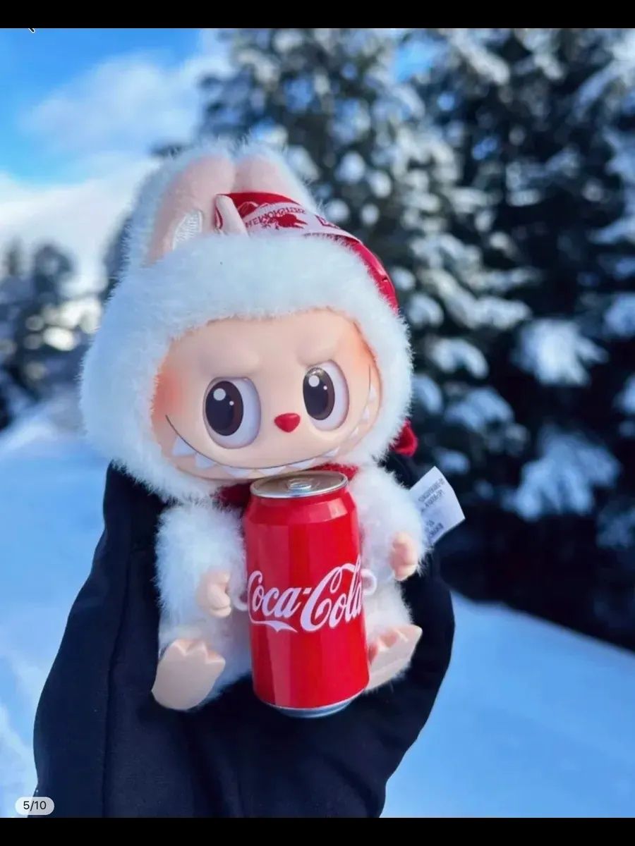 Мягкая игрушка Labubu , Лабубу с Coca Cola